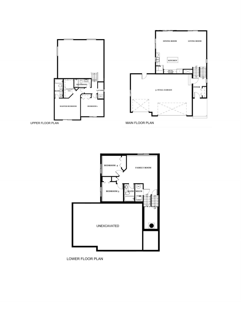 3 Level Split J L Homes